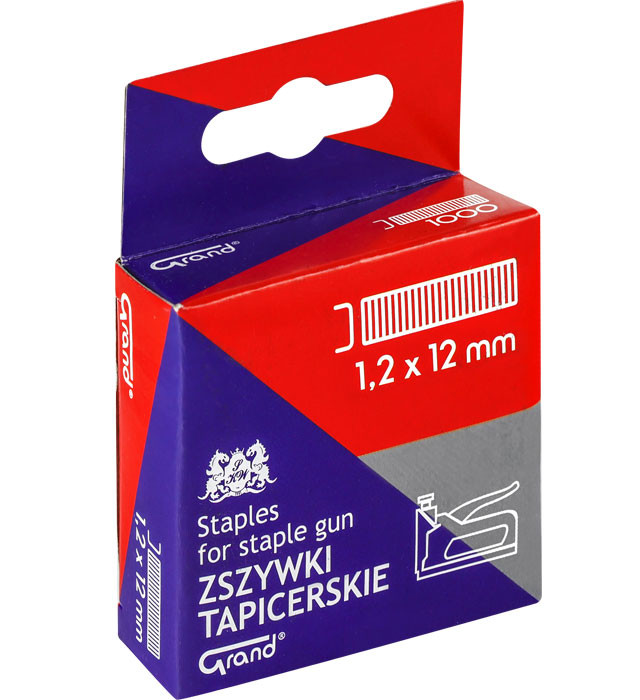 Zszywki do zszywacza tapicerskiego/takera 1,2x12 Grand