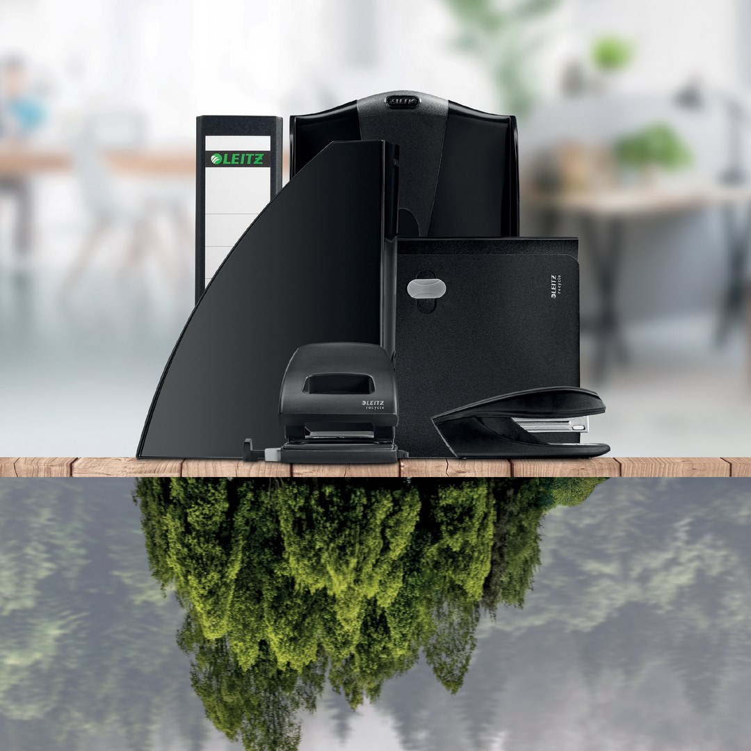 Przekładki A4 1-10 PP czarne Leitz Recycle