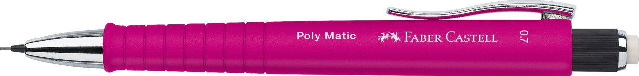 Ołówek automatyczny Poly Matic 0,7mm różowy Faber-Castell