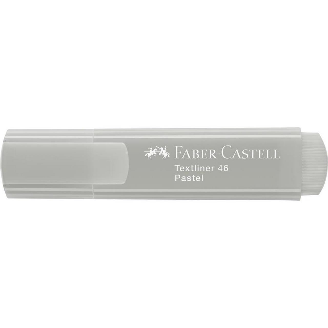 Zakreślacz Faber Castell Textliner 1546 pastelowy szary