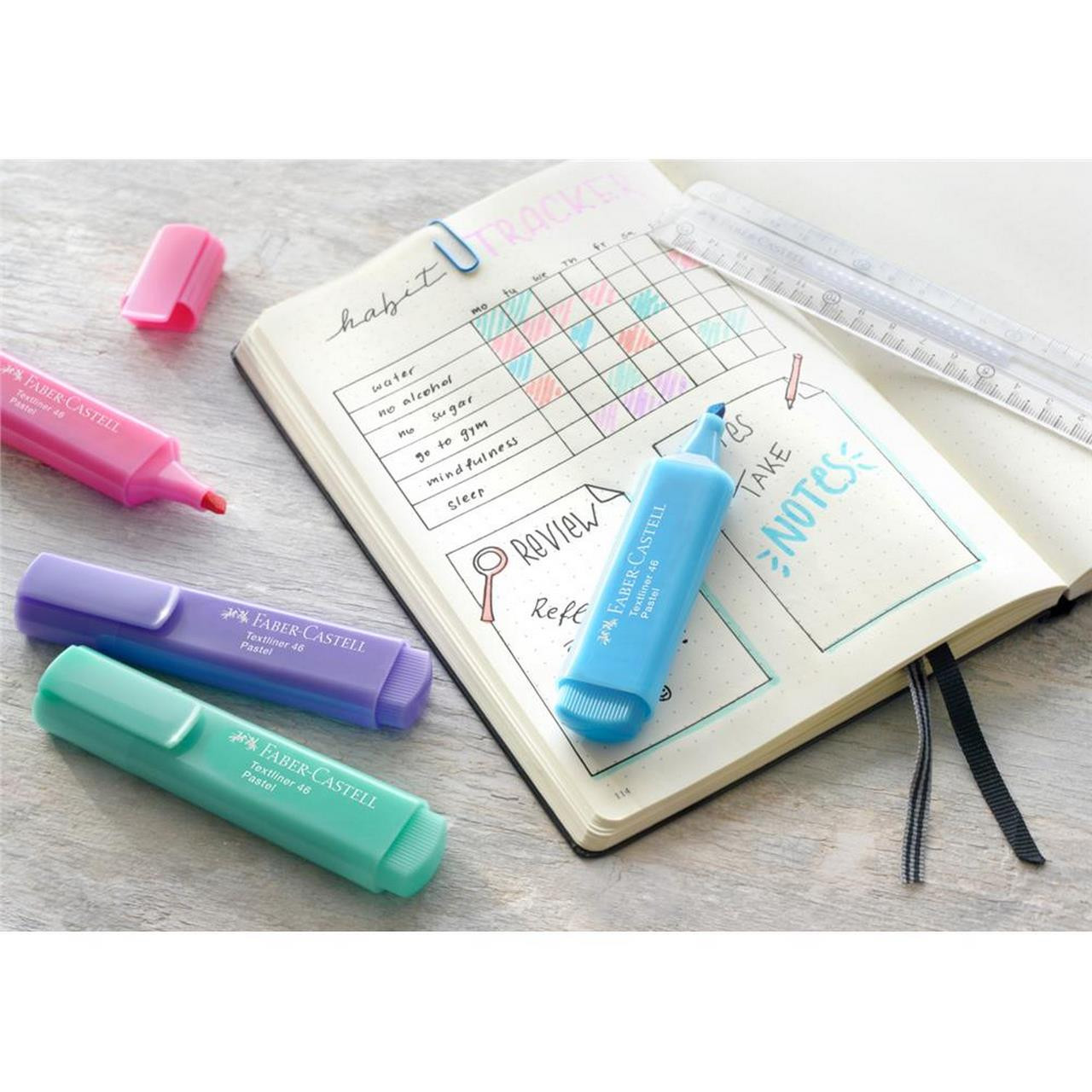 Zakreślacz Faber Castell Textliner 1546 pastelowy róż