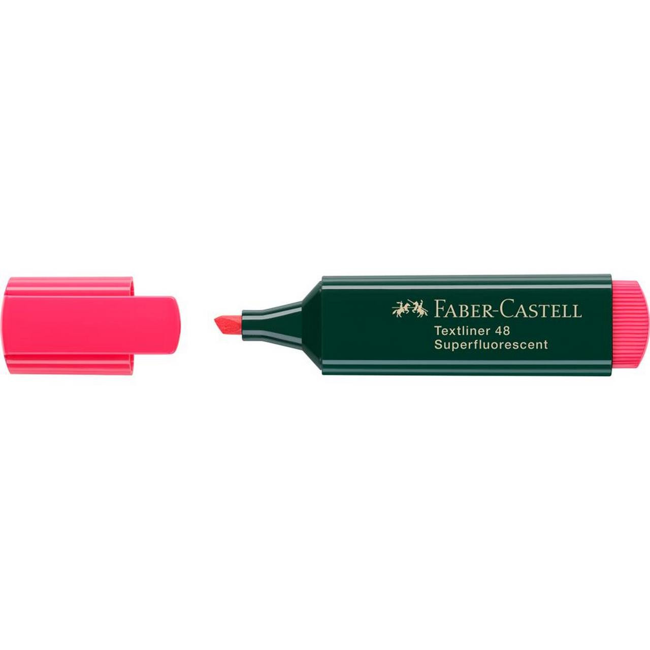 Zakreślacz Faber Castell Textliner 1548 czerwony