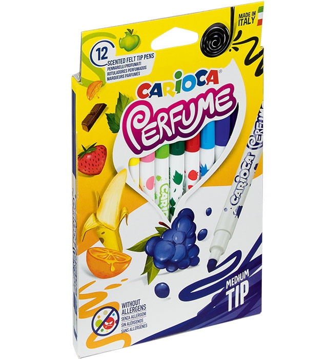 Pisaki zapachowe Xplosion 12 kolorów Carioca