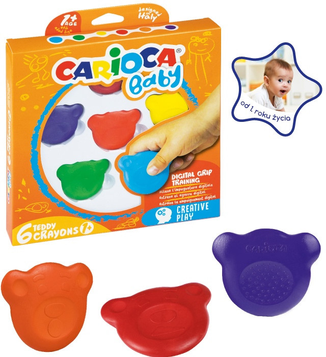 CARIOCA PIERWSZE KREDKI MALUCHA MISIAKI 6 KOL +12m