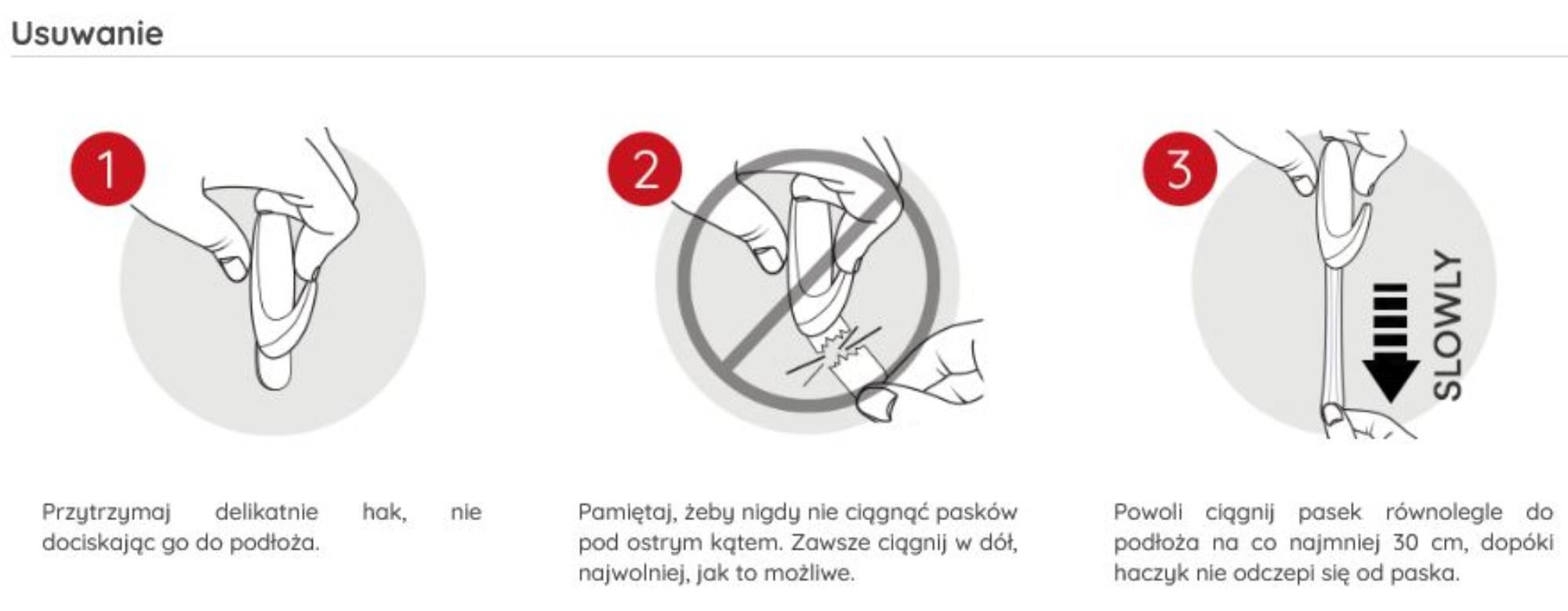 Przezroczyste haczyki do dekoracji, ozdób Command 3M 20szt.
