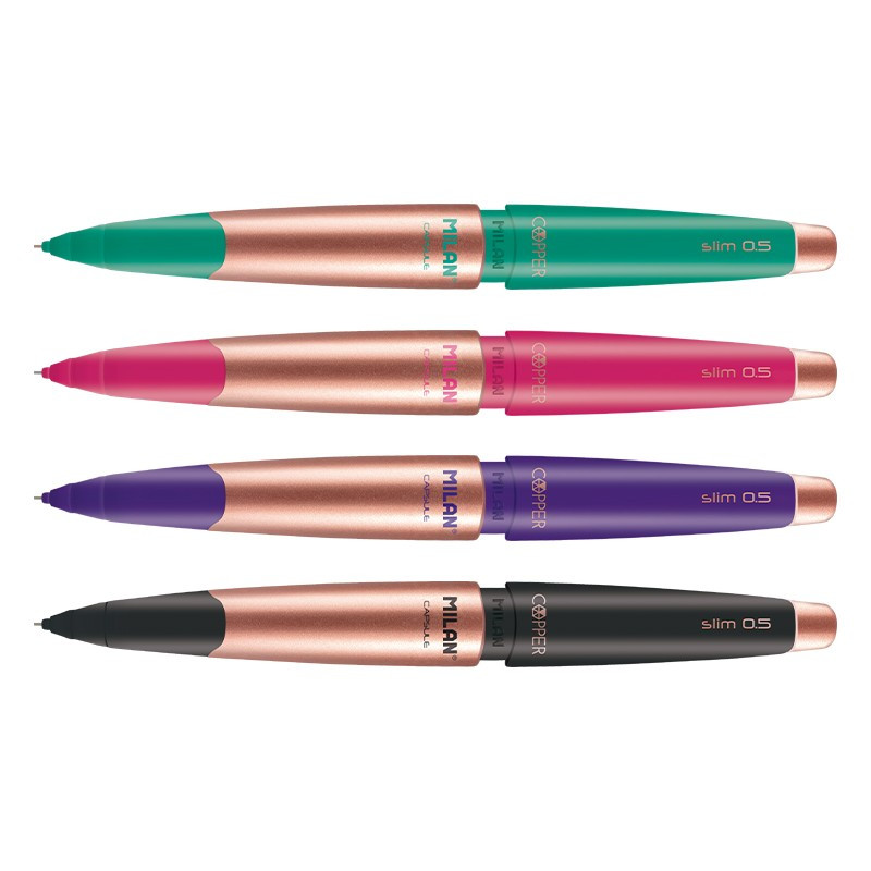 Ołówek mechaniczny Capsule Slim Copper 0,5 HB 1szt. Milan
