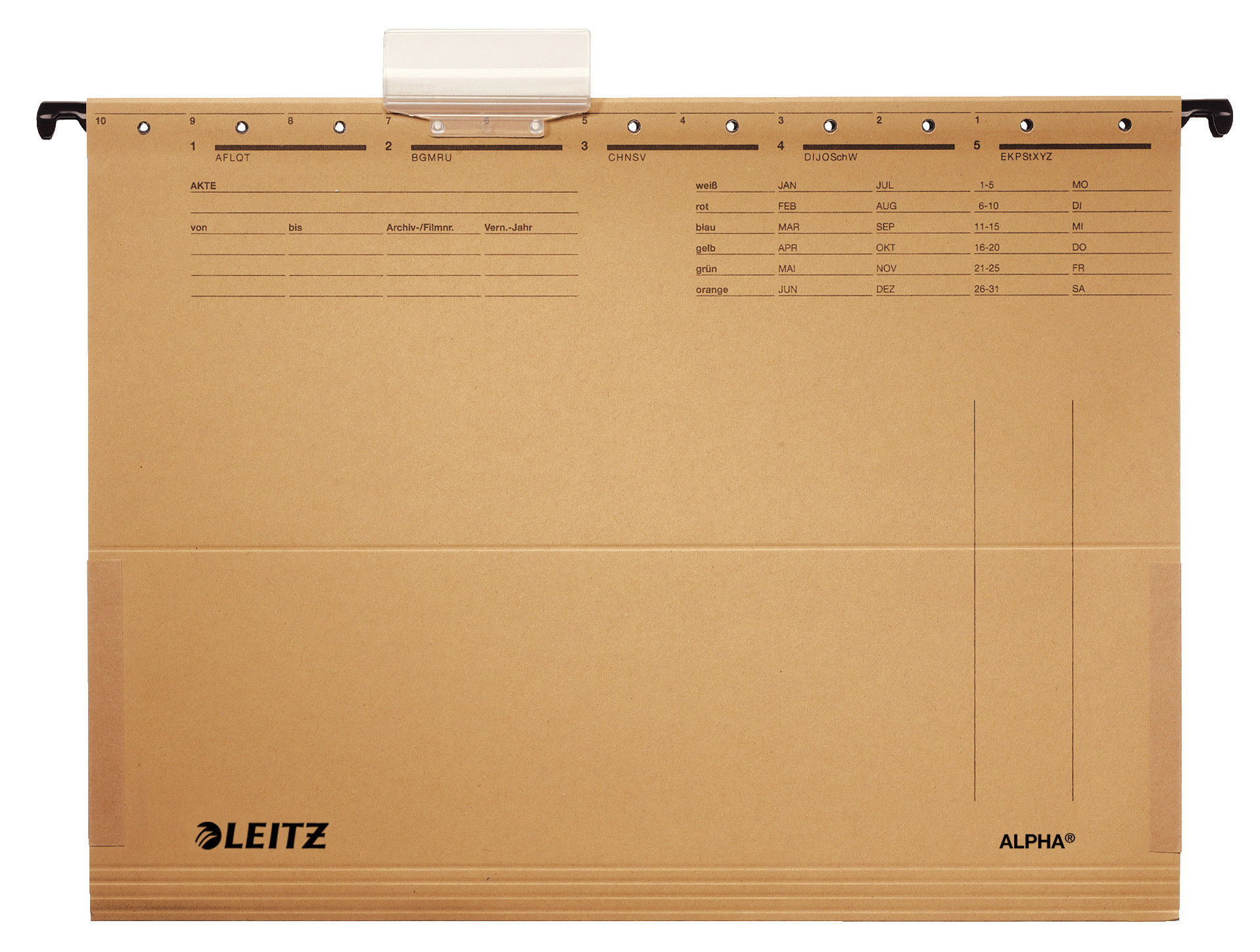 Teczka zawieszana z boczkami Leitz Alpha A4