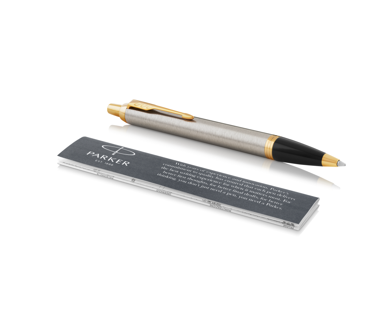 Długopis Parker IM Core Brushed Metal GT