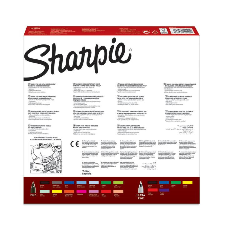 Marker permanentny Sharpie (F+UF)  zestaw 20szt  2114965