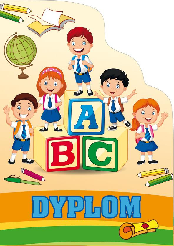 Dyplom szkolny ABC A4 10 sztuk 250g Argo