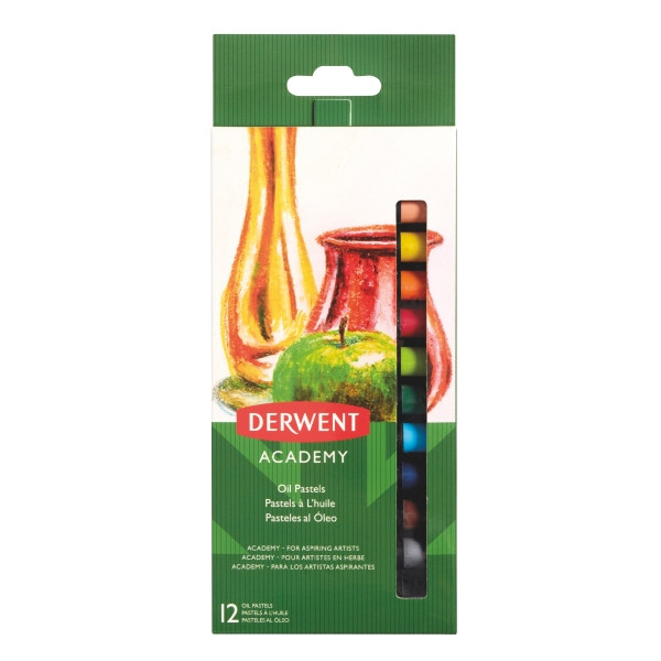 Pastele olejne Derwent Academy 12 kolorów