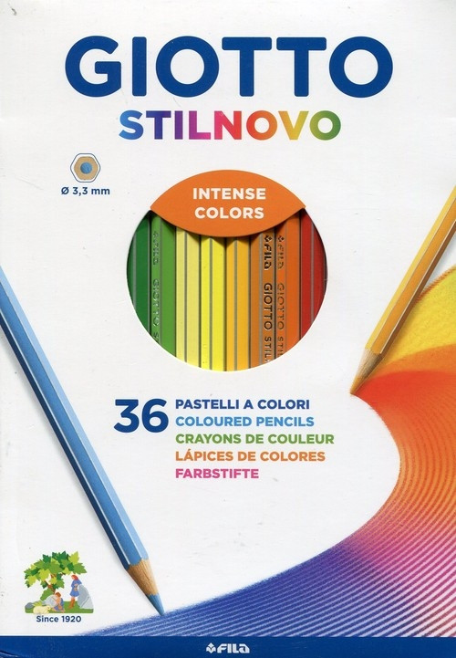 Kredki ołówkowe Giotto Stilnovo Intense 36 kolorów