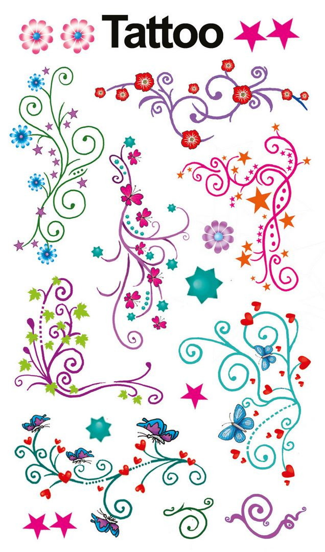 Naklejki Z-Design Kidstatuaże - ornamenty 56749 Avery