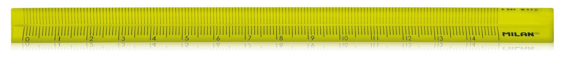 Linijka trójkątna 15CM Milan kolor