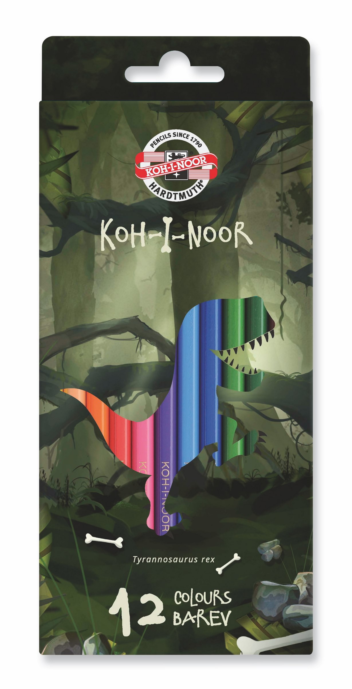 Kredki Koh-I-Noor Dino 12 kolorów