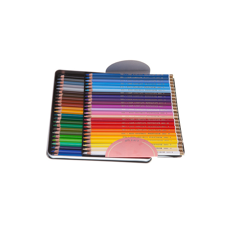 Kredki Koh-I-Noor Polycolor 48 kolorów metalowe etui