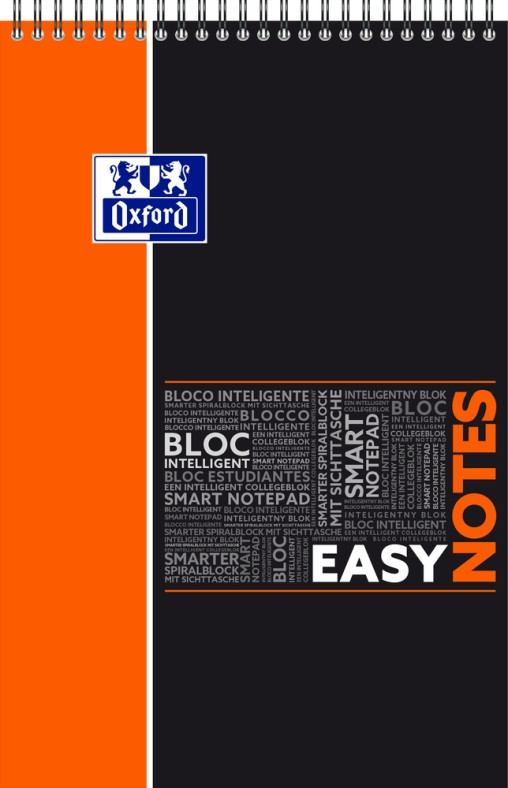 Kołonotatnik Oxford EasyNotes A4+/80k kratka