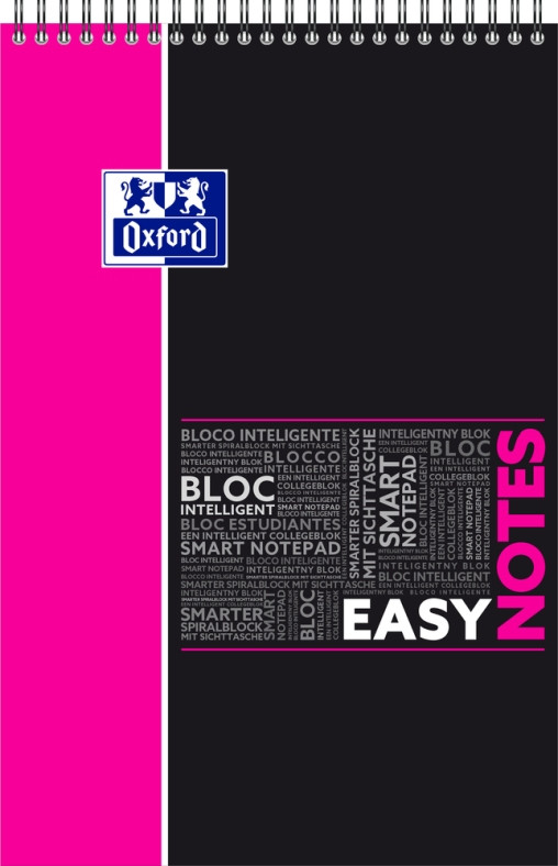 Kołonotatnik Oxford EasyNotes A4+/80k kratka