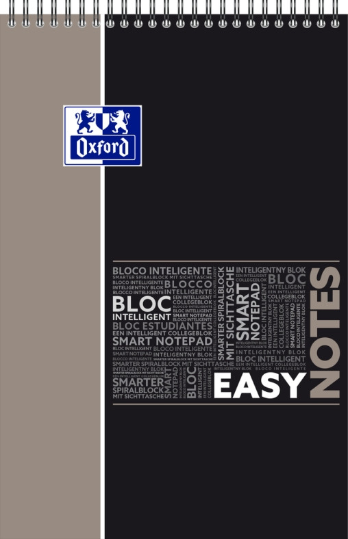 Kołonotatnik Oxford EasyNotes A4+/80k kratka
