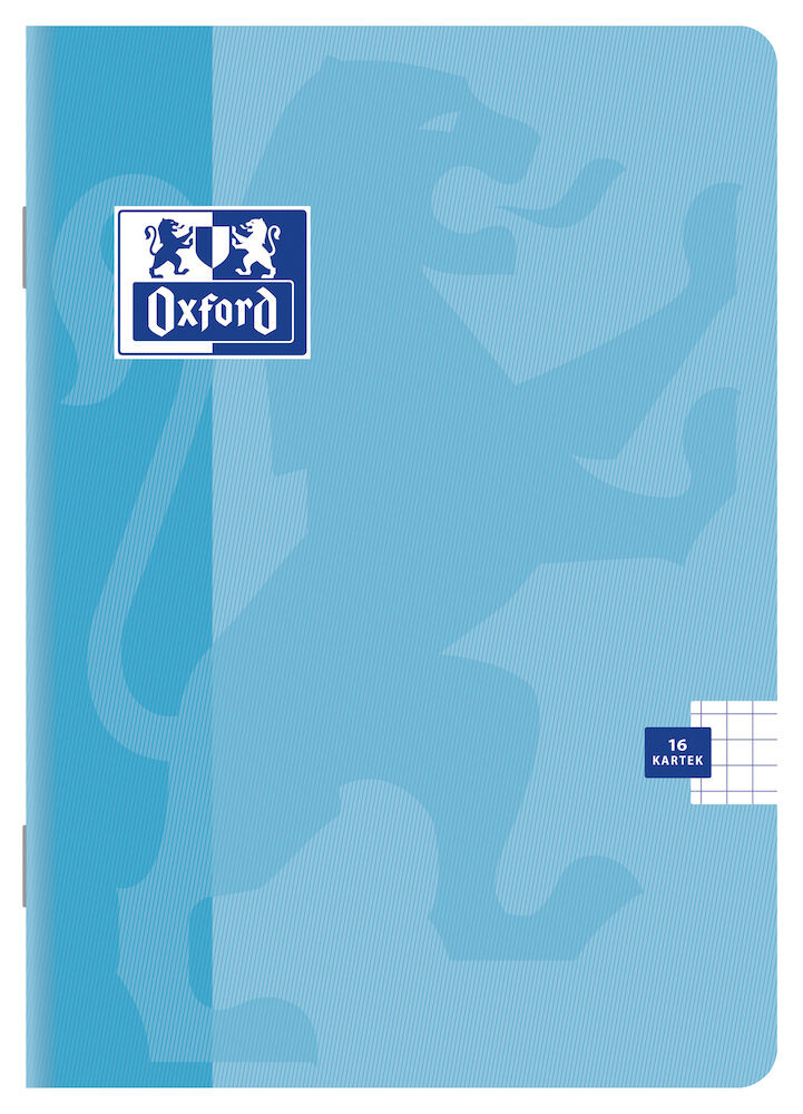 Zeszyt w podwójną linię kolorową A5/16 Oxford Sweet 90g mix kolorów