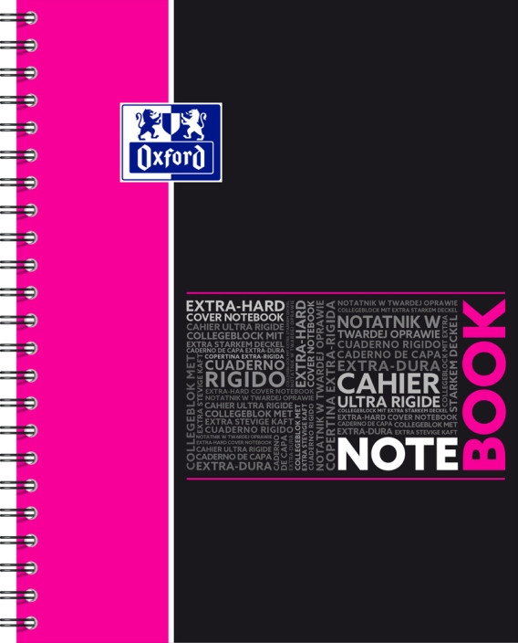 Kołonotatnik A4+/80 kratka Oxford Notebook