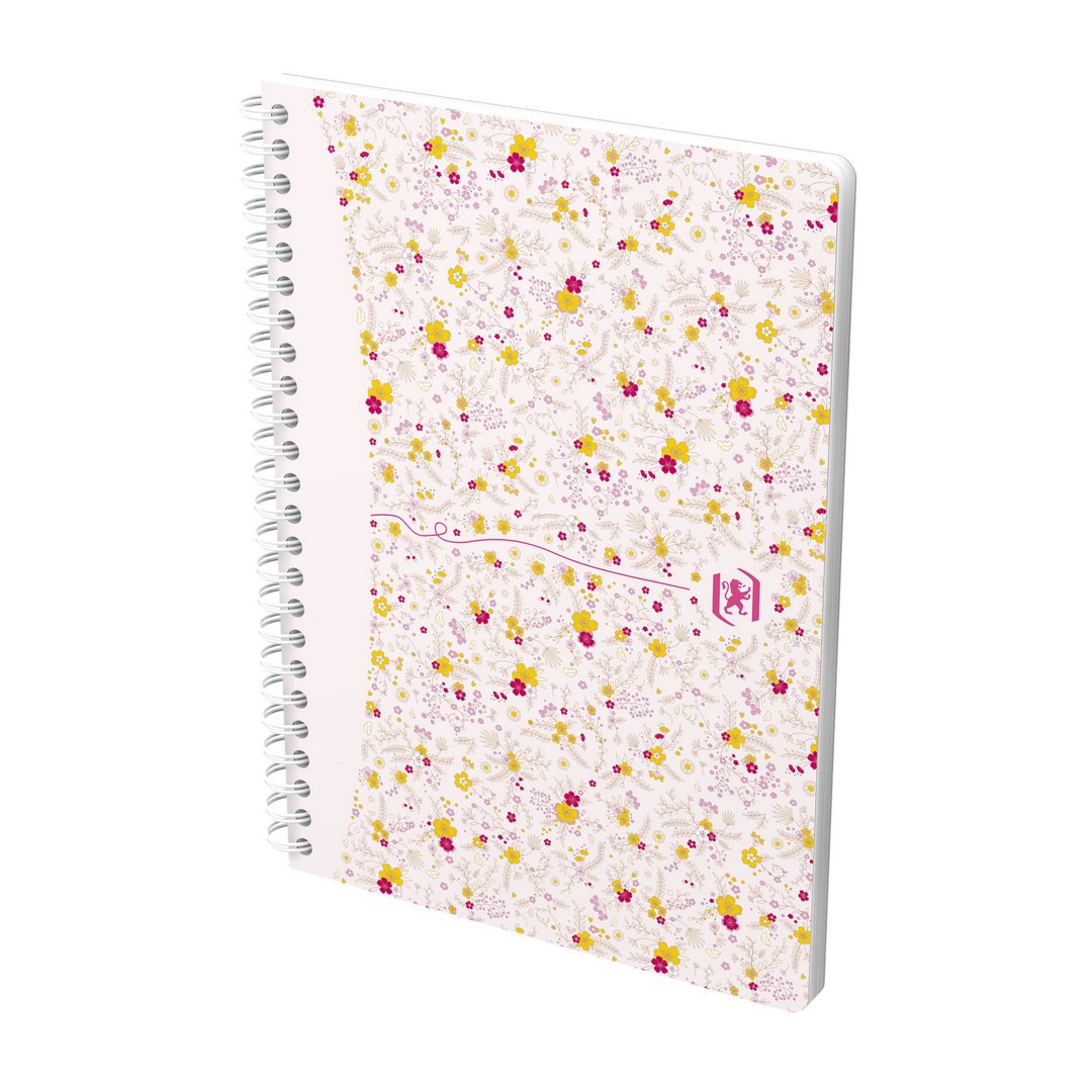 Kołonotatnik w kratkę A5/60 Oxford Floral 90g 2 spirale