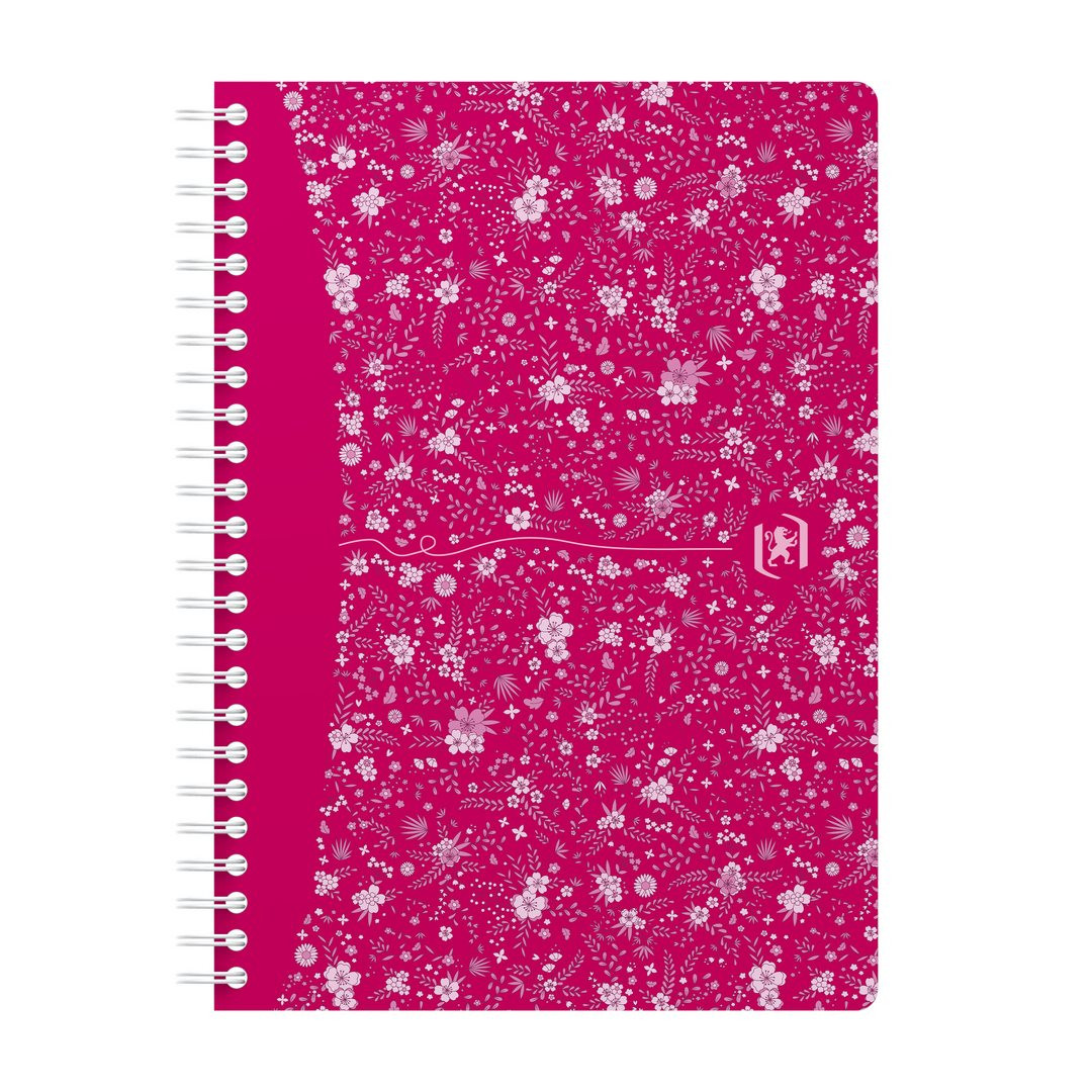 Kołonotatnik Oxford Floral A5/60k linia