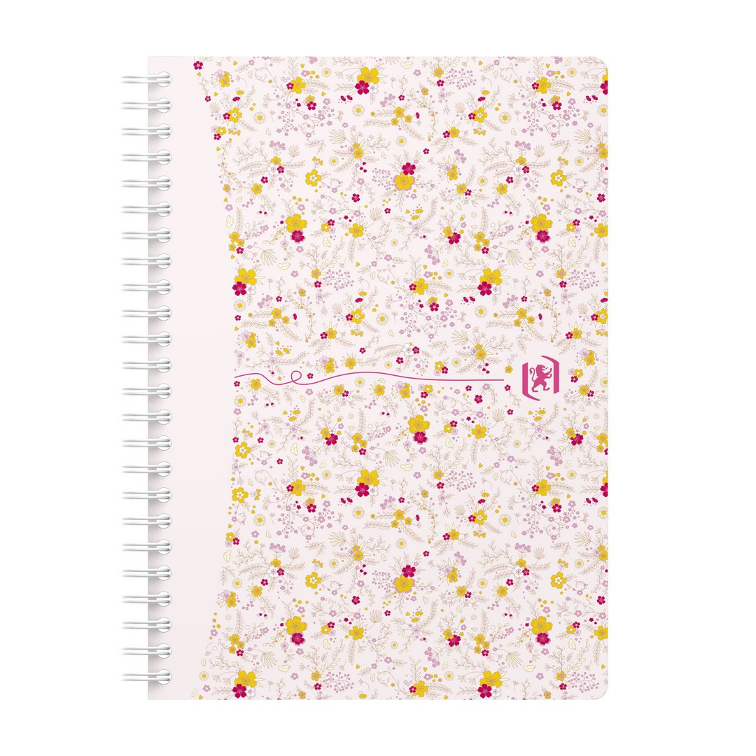 Kołonotatnik Oxford Floral A5/60k linia