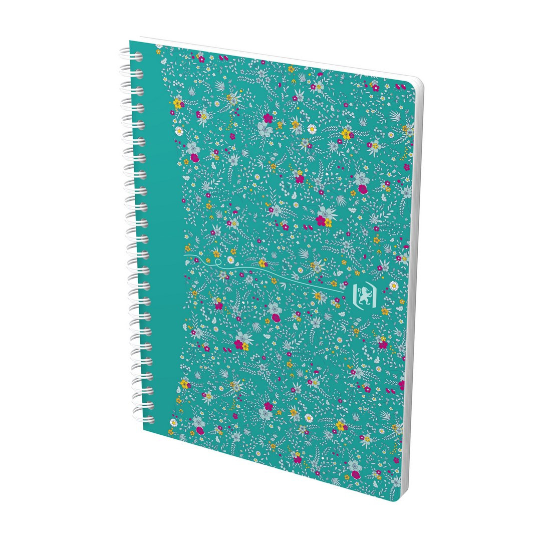 Kołonotatnik Oxford Floral A5/60k linia