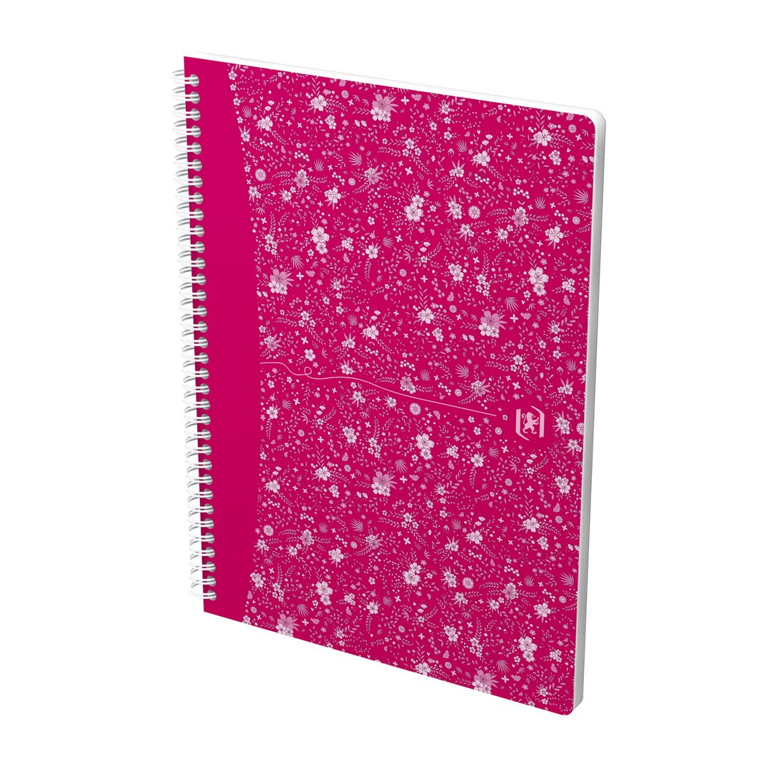 Brulion na spirali B5/60 kratka Oxford Floral mix wzorów