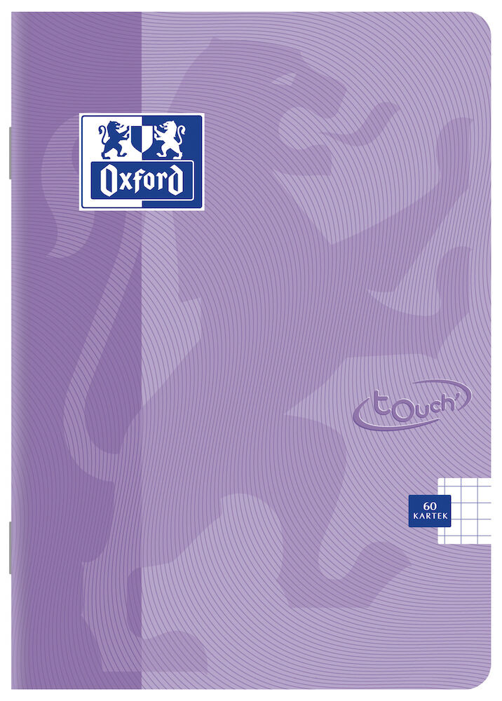 Zeszyt A5/60 kratka Oxford Touch Pastel 90g MIX