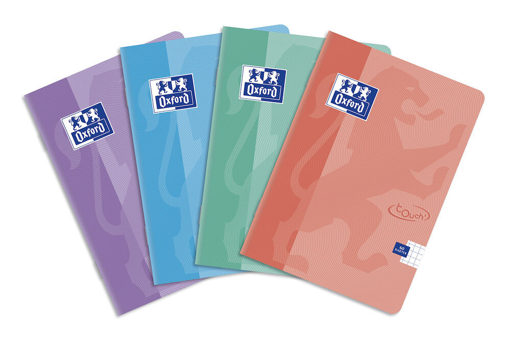 Zeszyt A5/16 linia Oxford Touch Pastel mix kolorów