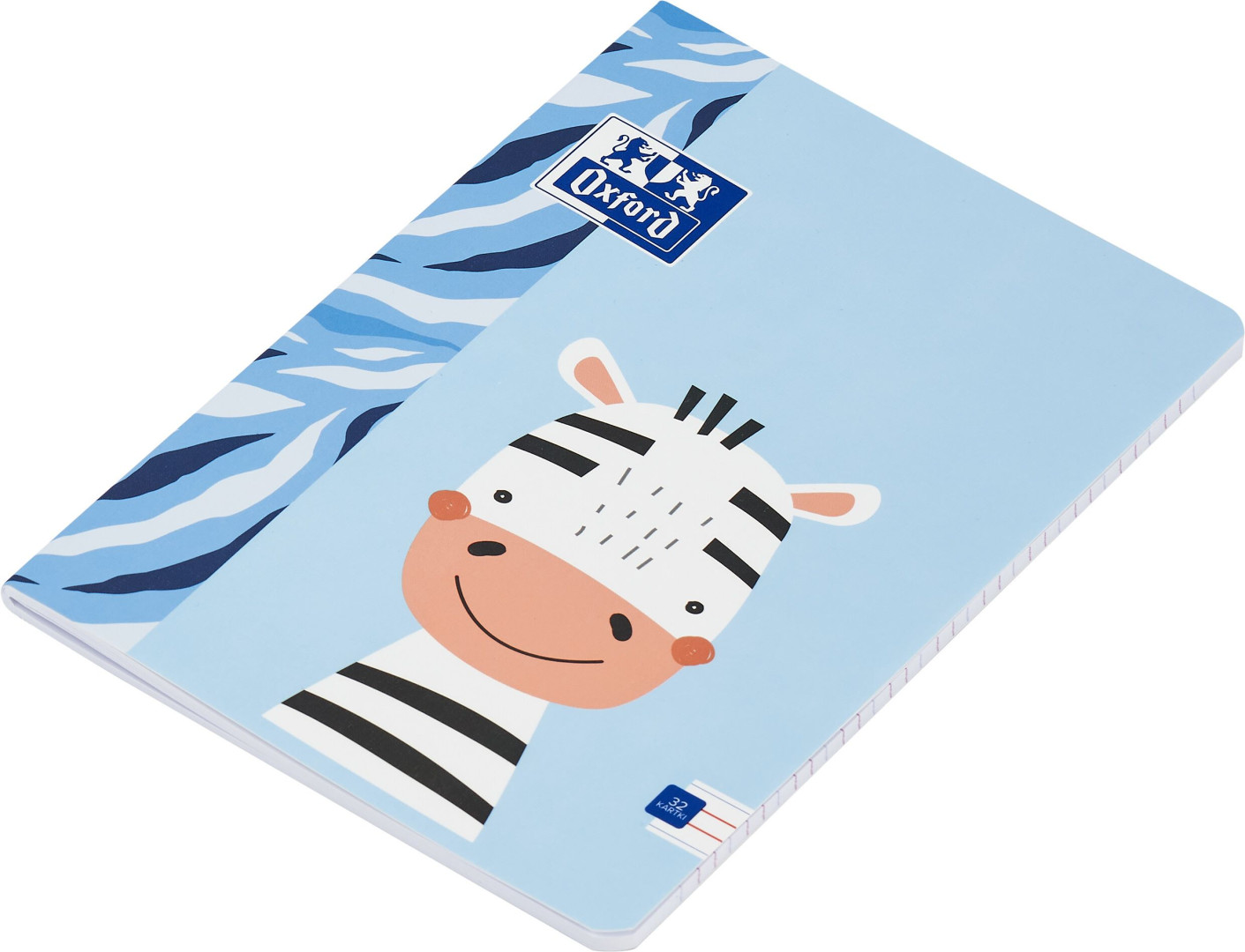 Zeszyt A5/32k linia podwójna kolorowa 90g Oxford Kids