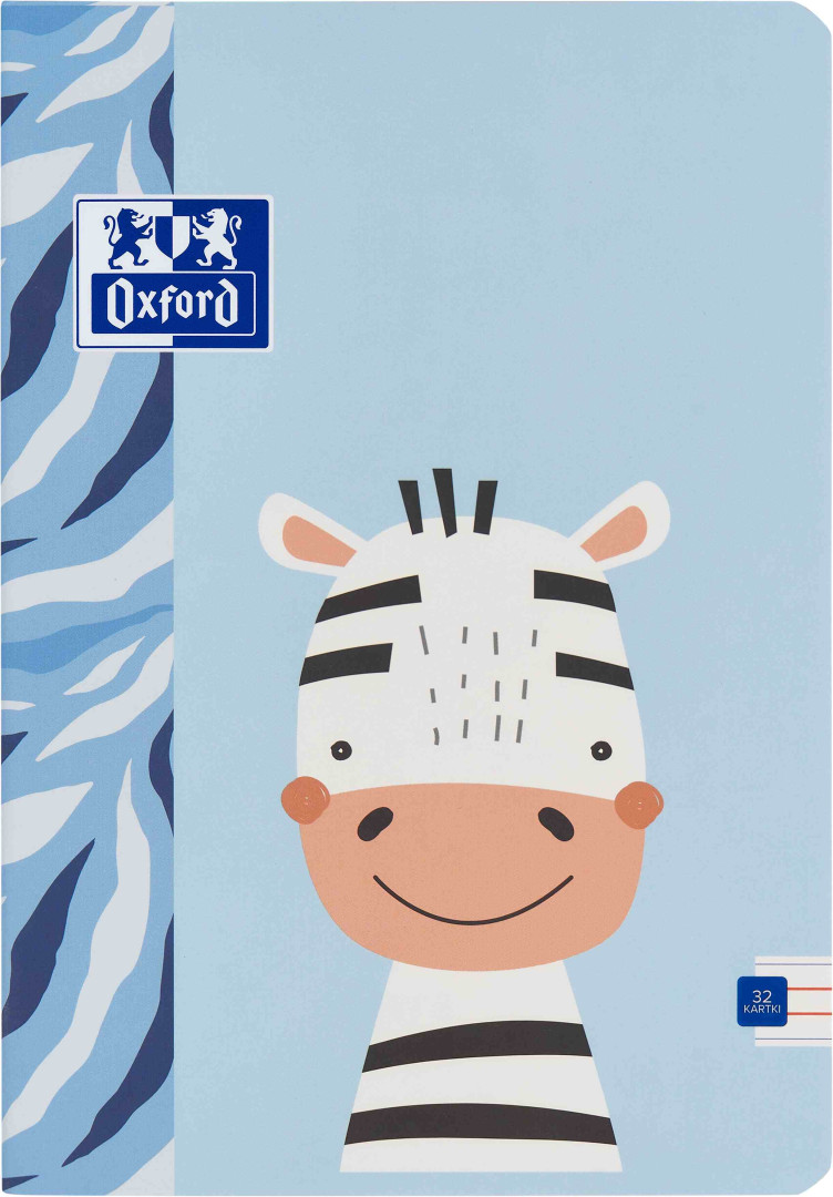 Zeszyt A5/32k linia podwójna kolorowa 90g Oxford Kids