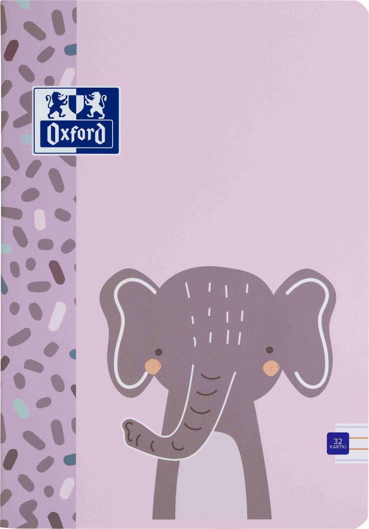 Zeszyt A5/32k linia podwójna kolorowa 90g Oxford Kids