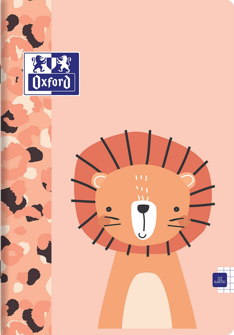 Zeszyt w kratkę A5 16 kartek 90g Oxford Kids mix okładek