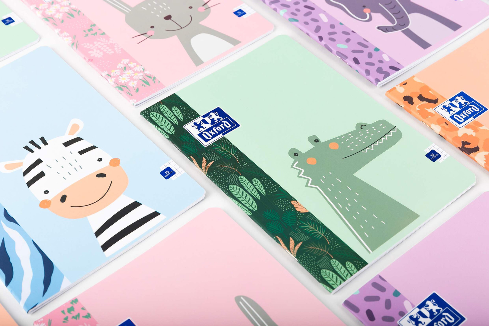 Zeszyt A4/32k  kratka 90g Oxford Kids