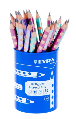 Ołówek Groove Lyra B metaliczny mix L1873363( 12 x L1870401+12x L1870501+ 12x L1870601) FIL