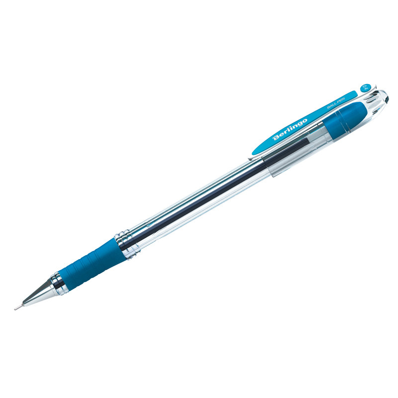Pióro kulkowe I-10 gumowy uchwyt 0,4mm Berlingo niebieski 133528 (CBp 40012)