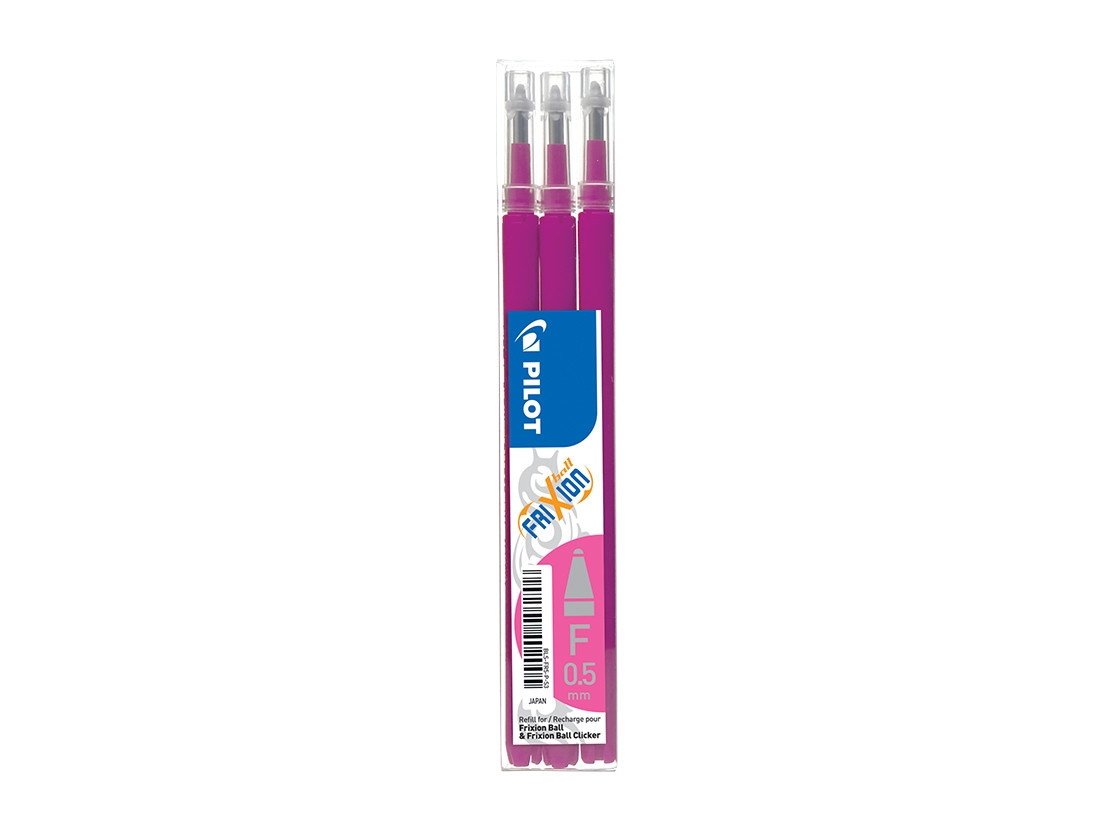 Wkład Frixion Clicker 0,5mm 3szt. różowy