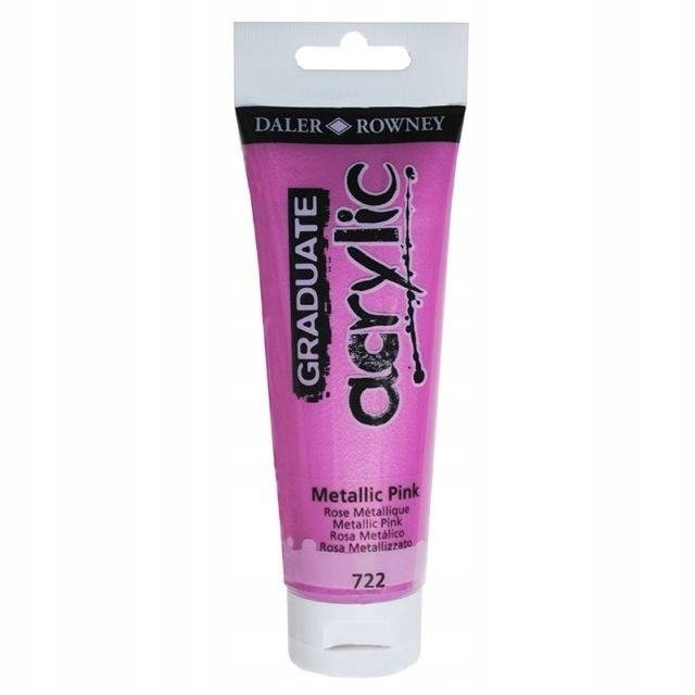 Farba akrylowa Graduate Acrylic 120ml Metallic Pink