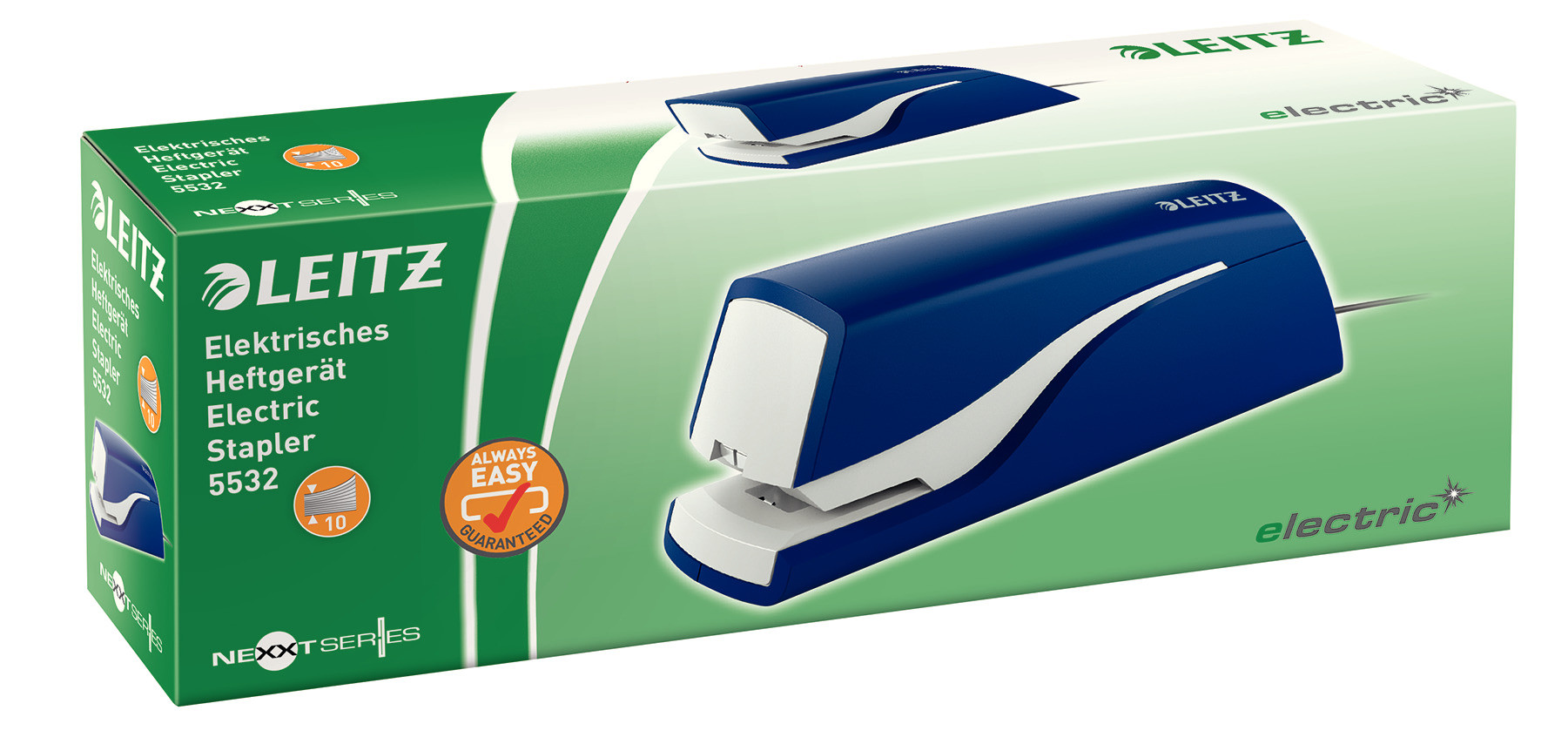Zszywacz elektryczny Leitz Nexxt Series niebieski
