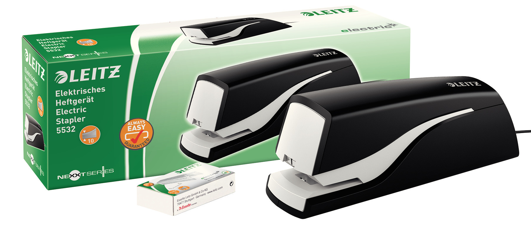 Zszywacz elektryczny Leitz Nexxt Series czarny