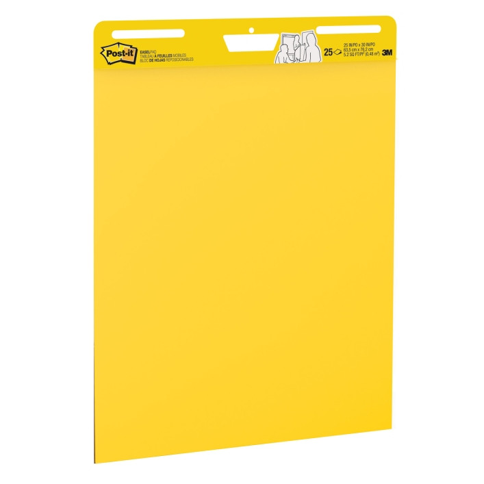 Blok na flipchart Post-it samoprzylepny gładki 25k