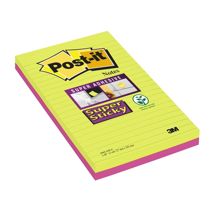Karteczki samoprzylepne Post-it® Super Sticky XXXL Marrakesz 127x203mm 2x45k