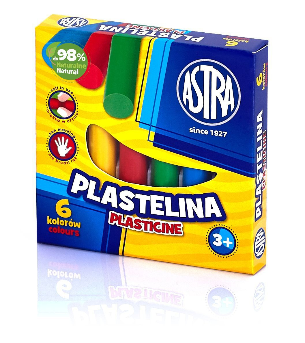 Plastelina Astra 6 kolorów