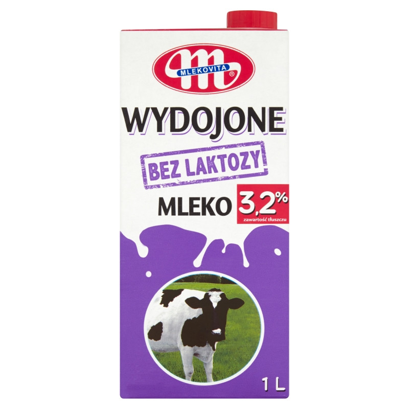 Mleko UHT bez laktozy 3,2% 1L