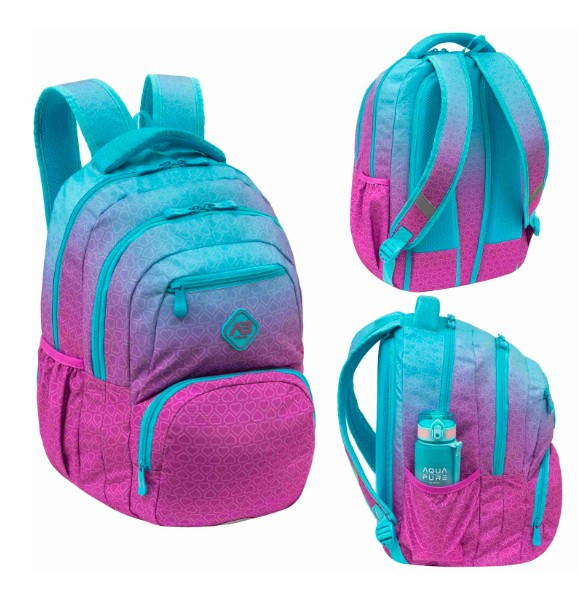 Plecak ABAG HEXAGON Mint Ombre AB200 502026034 Astra