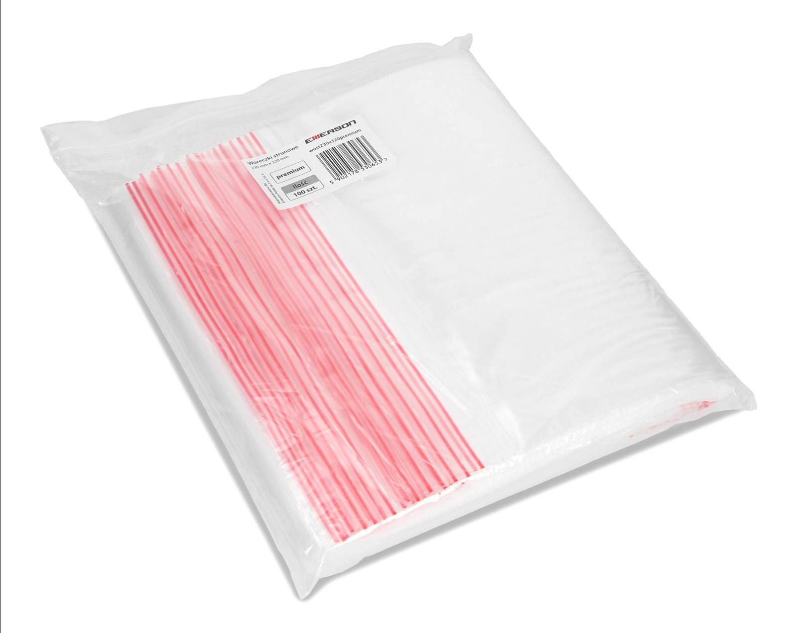 Woreczki strunowe 230x320 mm 100szt. Emerson