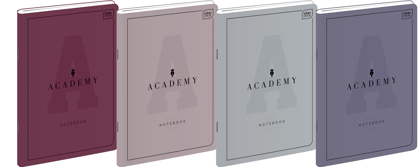 Zeszyt A5/32k KR 90g Academy miękka opr Interdruk